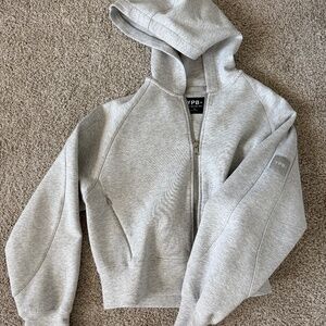 Abercrombie YPB Gray Full Zip Jacket Hoodie – Women’s Small